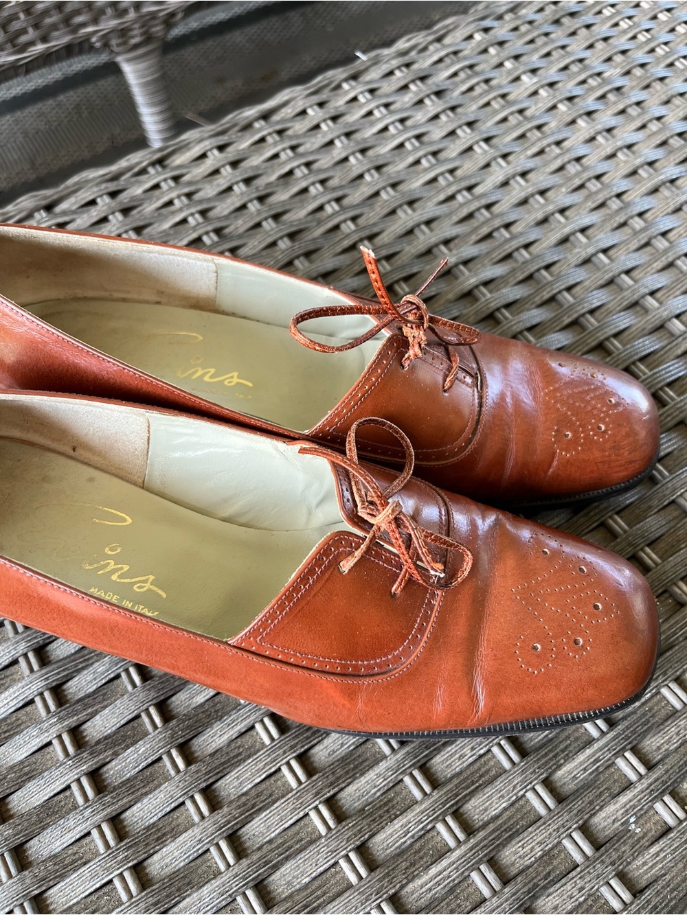 Evins vintage Italian leather shoes